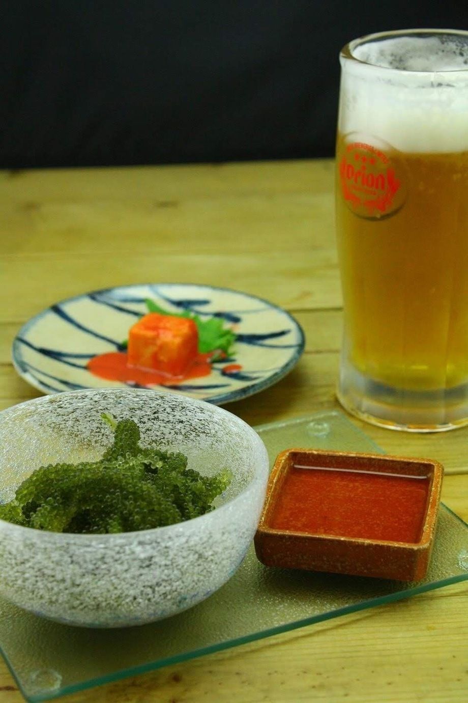 平日限定！！オリオン生ビールも飲める！飲み放題プラン お通し付き 1830円 1時間飲み放題付き