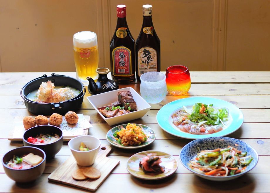 沖縄呑んべぇコース 4980円（2時間飲み放題付き）