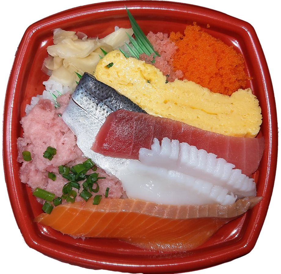 満腹丼　シャリ中盛無料（並盛680円（税込）～）