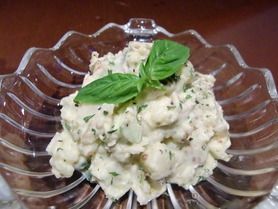 バジル風味のポテトサラダ