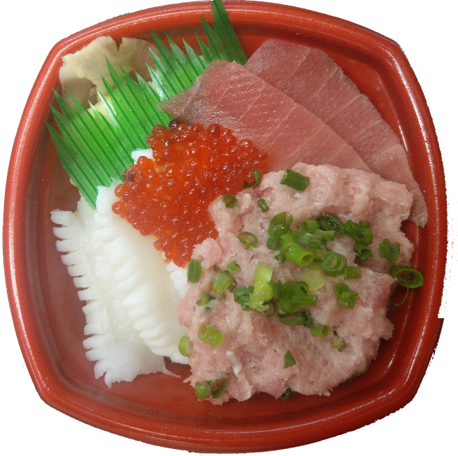 うおがし丼（並盛680円（税込）～）