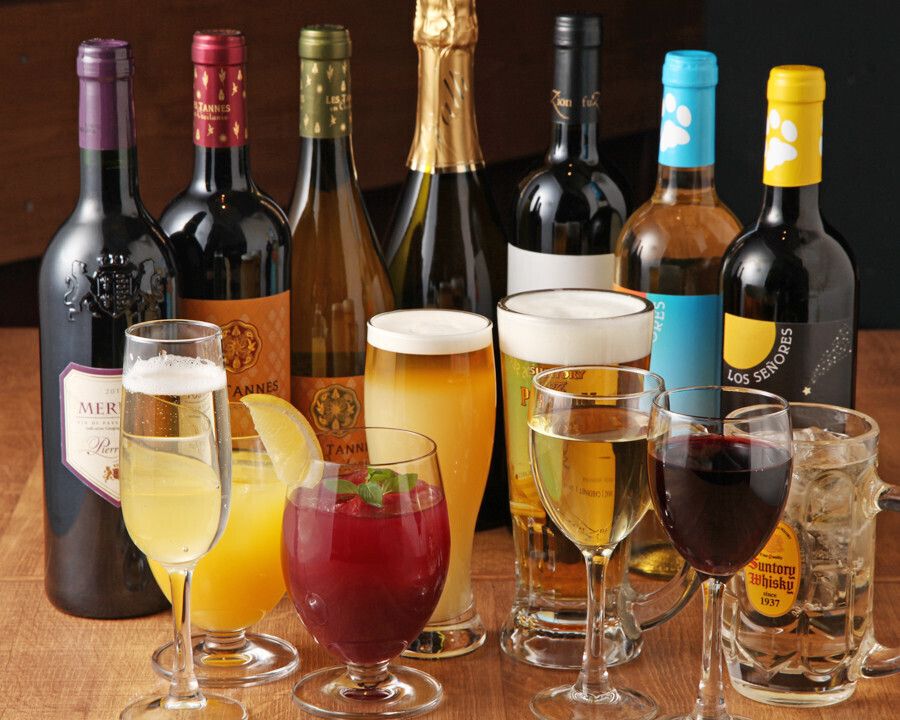 2時間単品飲み放題（1,500円）