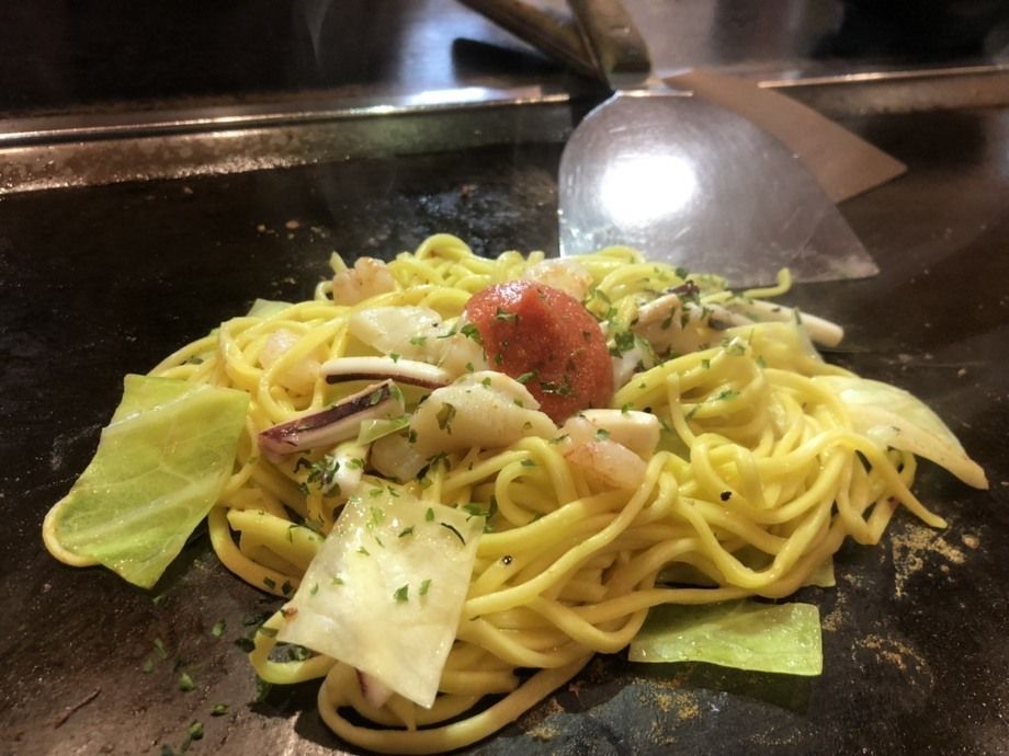 海鮮塩明太やきそば～バターのせ～