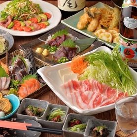 九州-匠-コース　ワンランク上の上品なコース！おもてなし重視の会や接待で！馬刺し・鮮魚盛合せ・水炊き！（2時間飲み放題付き）