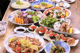 カツオとうつぼのタタキコース