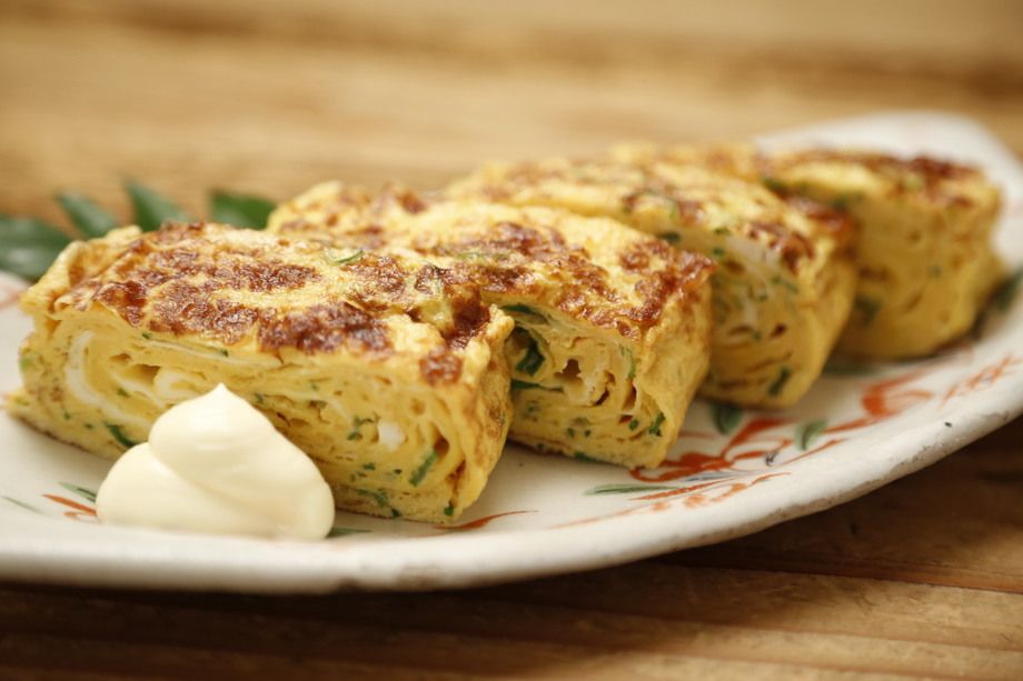 ネギ入り玉子焼き（580円）