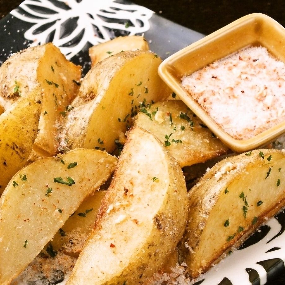 海老塩フライドポテト（480円）