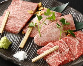 幻の牛肉「尾崎牛」３種盛合わせ	
