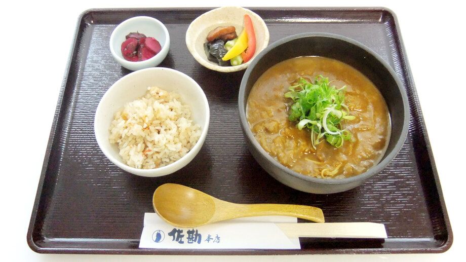 佐勘名物　カレーうどん御膳（950）