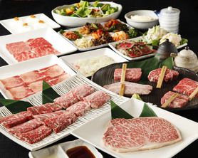 【これで決まり!!】【極-きわみ-コース】全10品　黒毛和牛を堪能　2H飲み放題付き