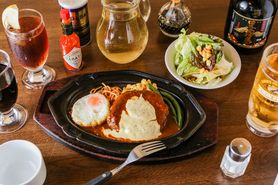 マスタードソースハンバーグ