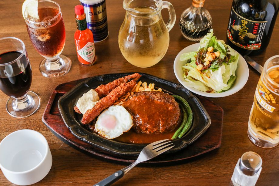 ハンバーグ&海老フライ2尾（1190）