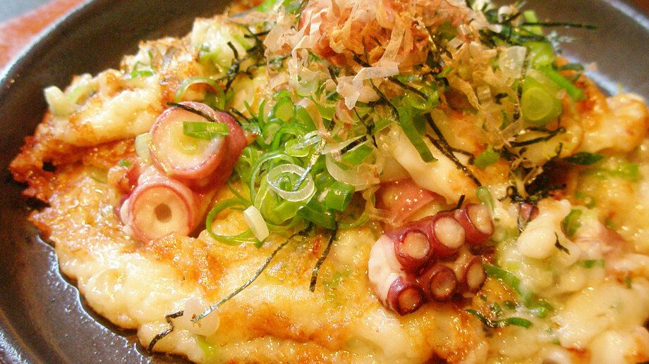 タコネギ鉄板焼き