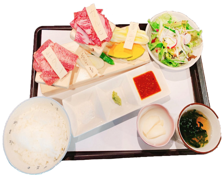 プレミアム和牛溶岩焼きSet（1200円（税抜）／100㌘　）