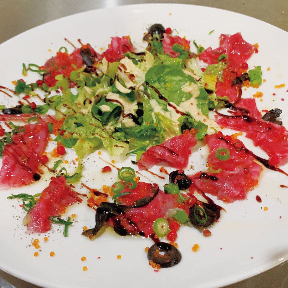 厳選　和牛サーロインカルパッチョ（1480円（税抜））