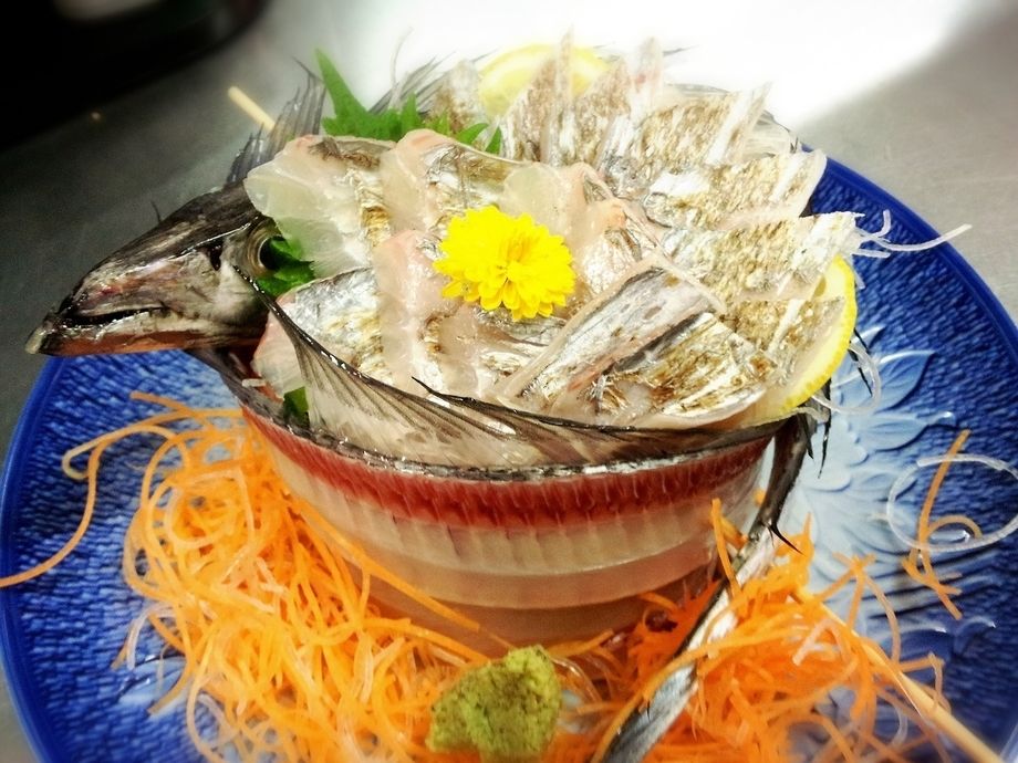 太刀魚姿造り
