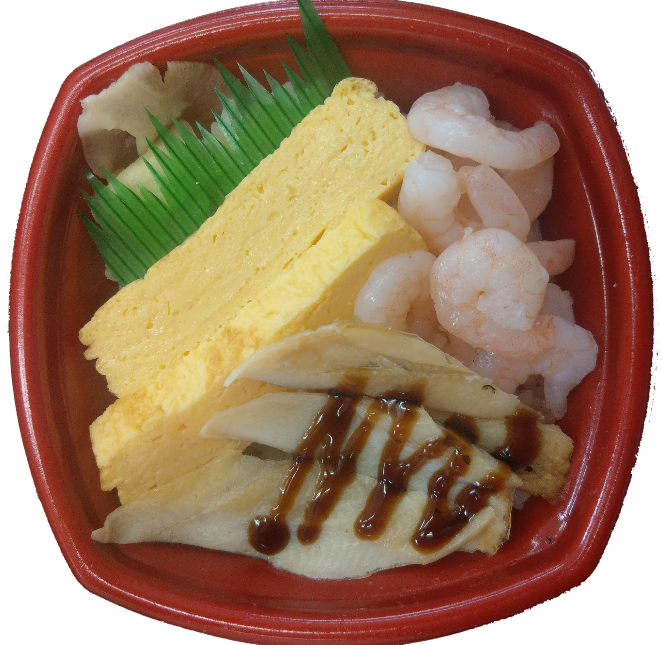 エビ玉穴子丼（並盛680円（税込）～）