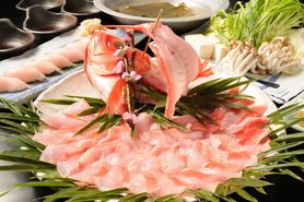 【しゃぶしゃぶ】地金目鯛しゃぶしゃぶ