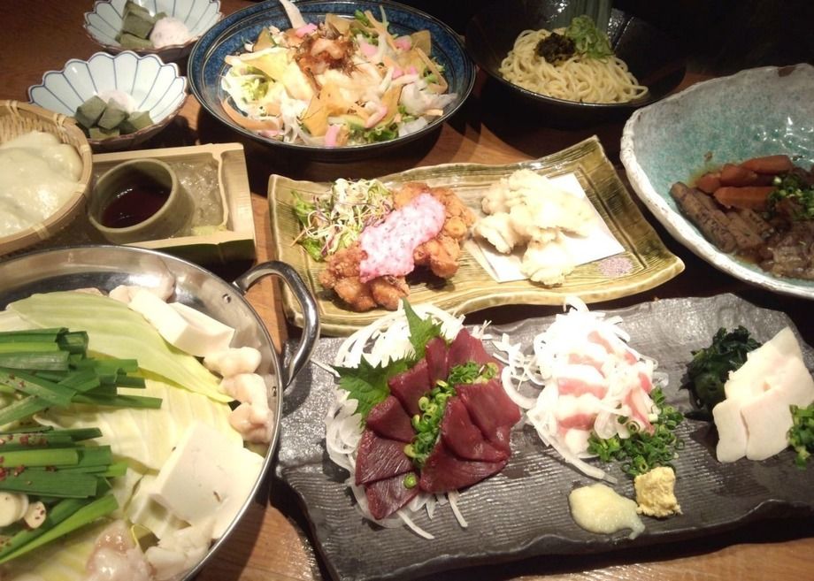 メインが選べるうれしいプラン！！　九州七つ星コース　飲み放題最大３ｈ付き（4800）