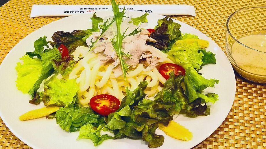 冷しゃぶサラダうどん（850）