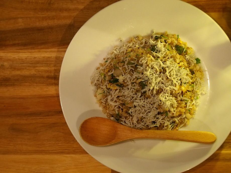 大葉とおじゃこのチャーハン