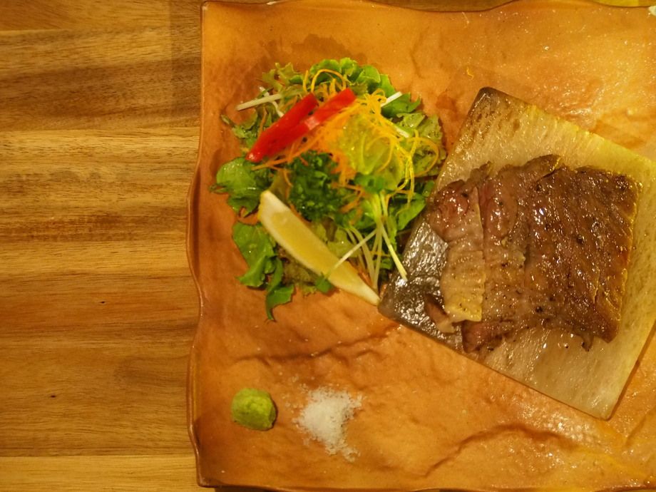 麦酒牛(ビール牛)のタリアータ