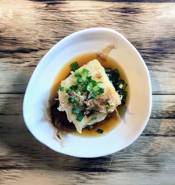 トロトロ！ジーマミ豆腐の揚げ出し豆腐