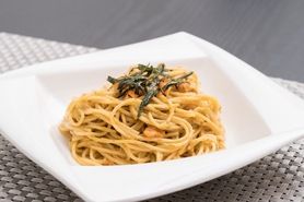 ウニ海苔パスタ 糖質量約71 or 5ｇ(ゼロ麺)