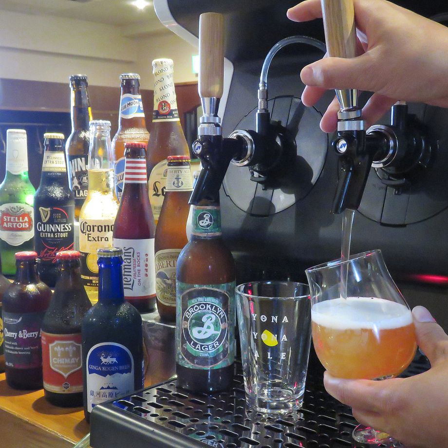 クラフトビール Tap Marche（レギュラー¥780 スモール¥430）