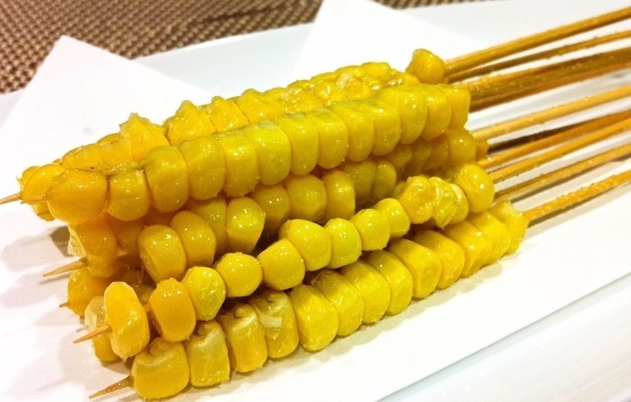 とうもろこしの串揚げ