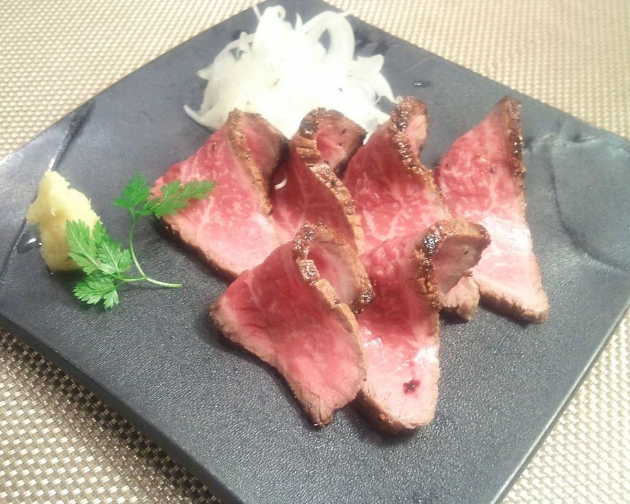 和牛肉のタタキ