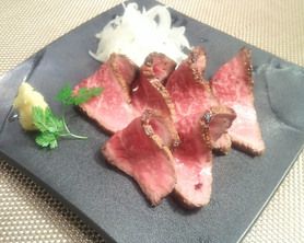 和牛肉のタタキ