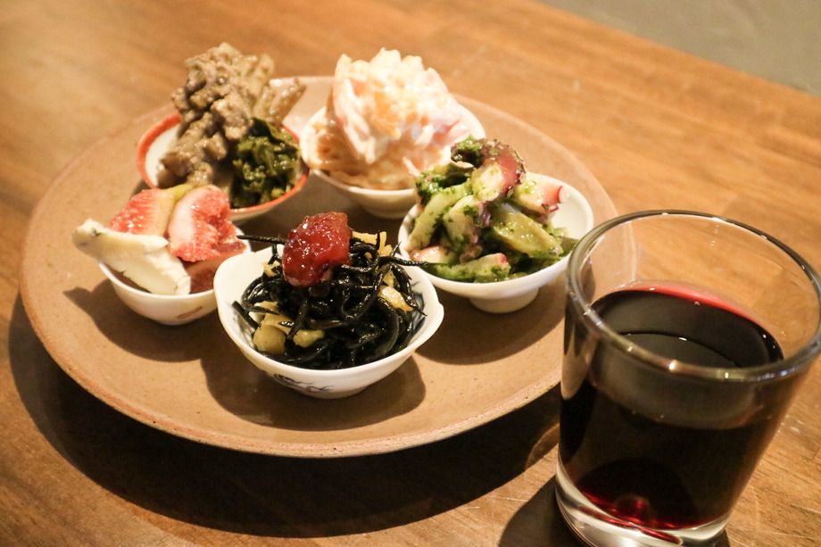 お1人様用小鉢4種盛り（1,500円）