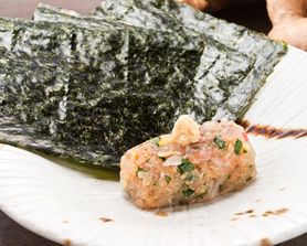 海鮮なめろうと焼きのり