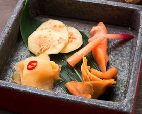 自家製　生姜漬物盛り合せ