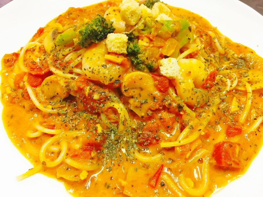 クリームトマトパスタ