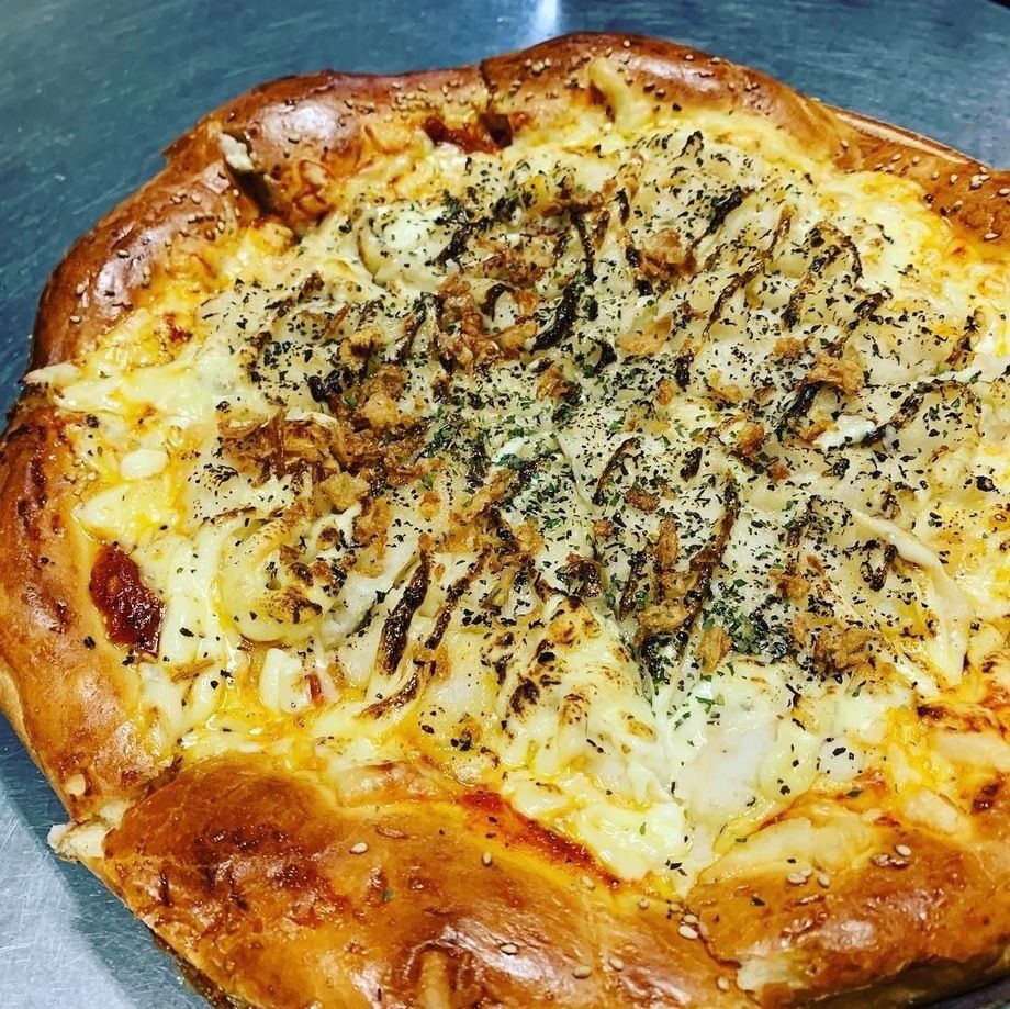 たっぷりマッシュポテトピザ