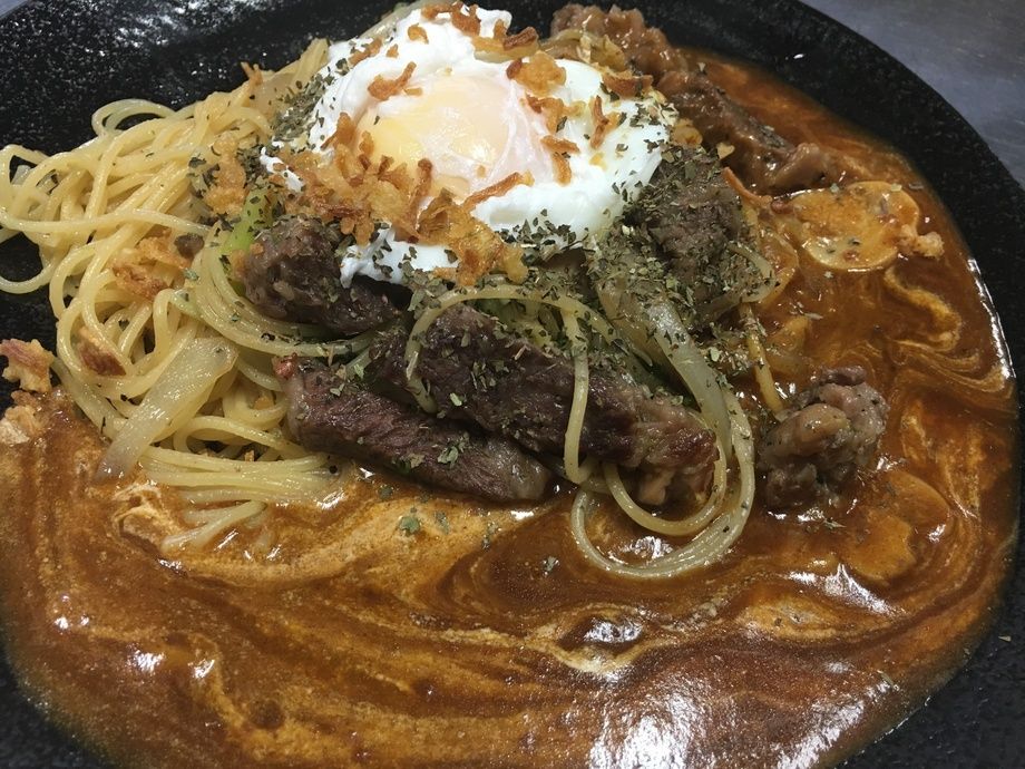 Ma-Blueオリジナルビーフパスタ