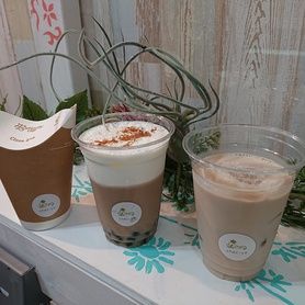 チーズクリームココナッツチャイタピオカ