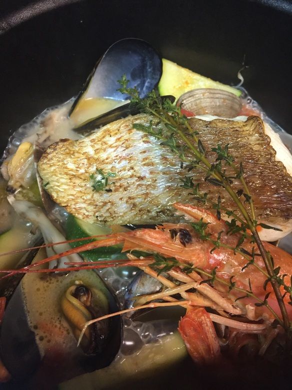 鮮魚のアクアパッツア