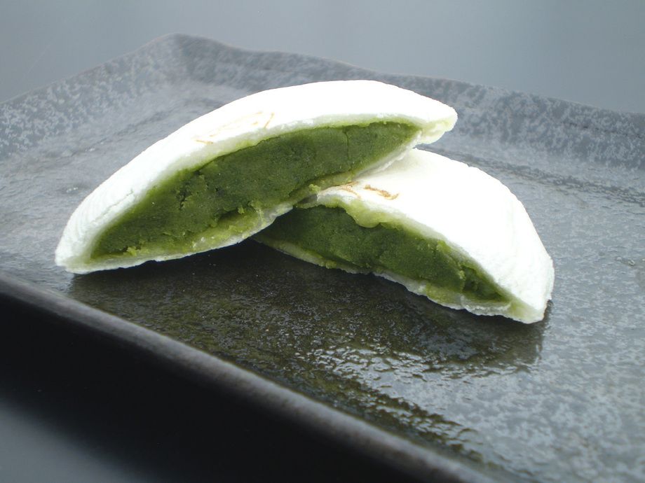 焼きもち　抹茶あん