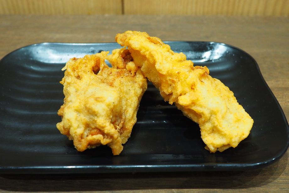 トッピングとり天（2個）	（150円）