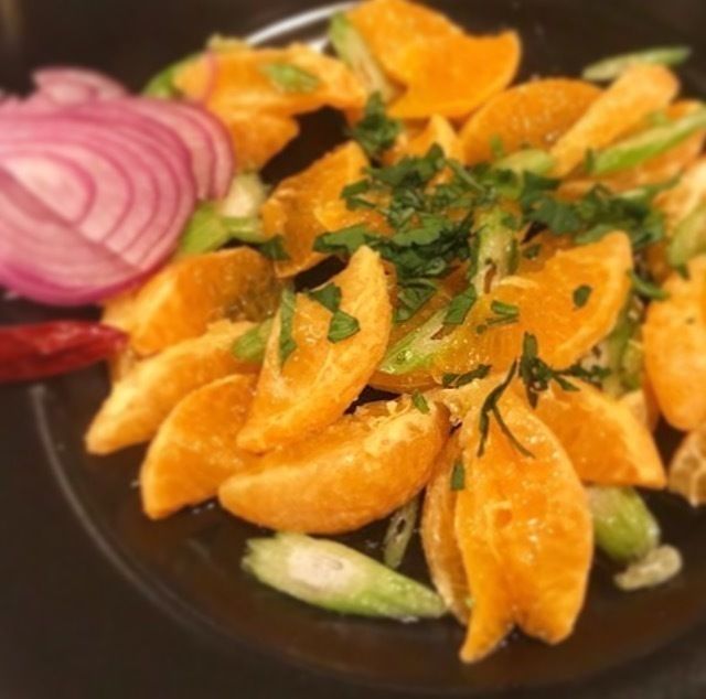 タロッコオレンジのシチリア風サラダ（600）