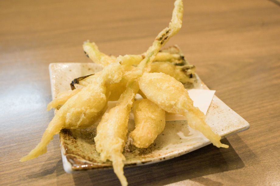 乙姫にんにくの髭天（450円（税込））