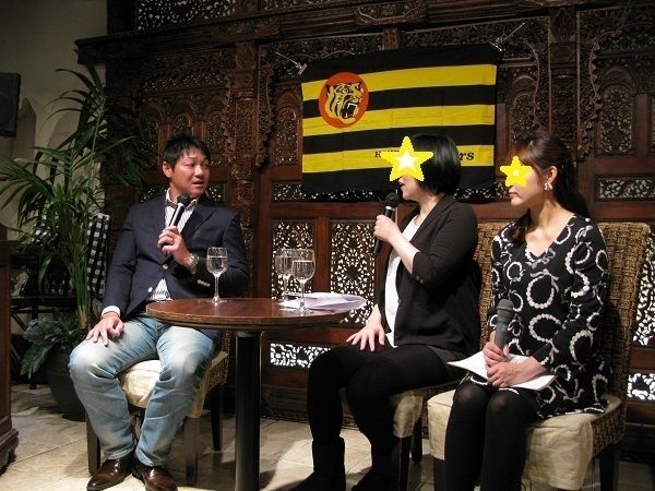 ☆店内に阪神OBを迎えての秘密のテレビ生解説ショー＆トークショーを随時開催しています。