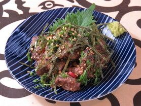 【炙り胡麻ひつじ！！】　羊狼館オリジナル人気メニュー