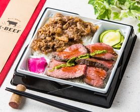 【2種盛り】厳選赤身＆たっぷり牛バラすき焼き弁当