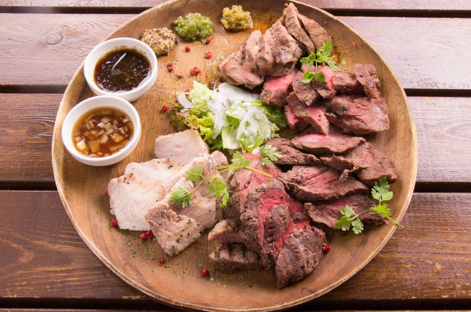 ジビエ５種盛り（４７８０円）