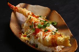 【ご飯物】豪快タラバ天丼