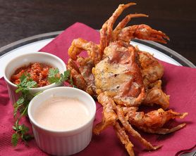 ソフトシェルクラブのフリット